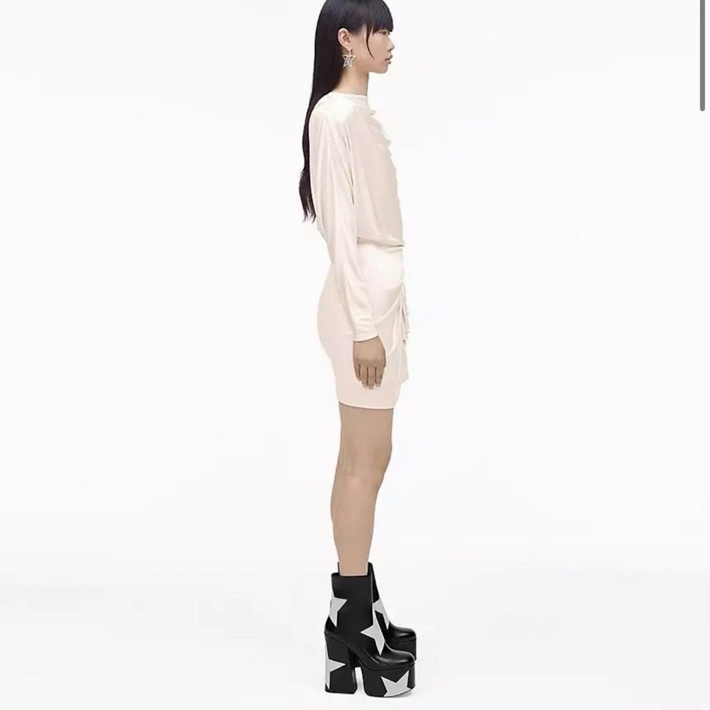 Marc Jacobs Black & White Star Platform Ankle Boots - Picture 7 of 7